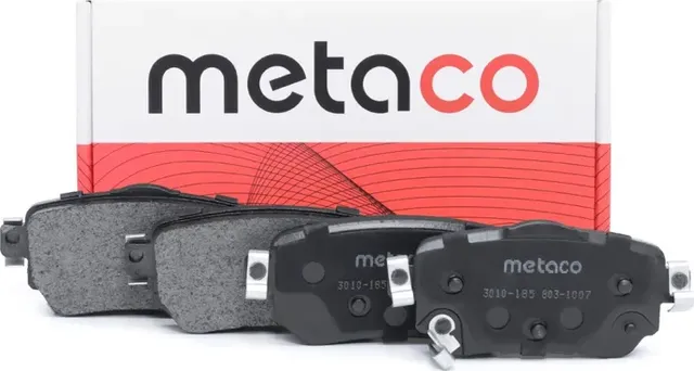 КОЛОДКИ ТОРМОЗНЫЕ ЗАДНИЕ ДОСКОВЫЕ К-КТ (Metaco) Metaco. Артикул 3010185
