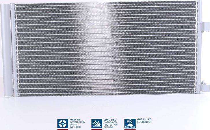 Радиатор кондиционера (конденсатор) Nissens (алюминий). Артикул 940034