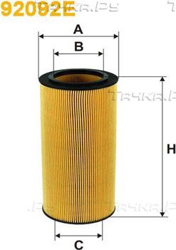 Масляный фильтр WIX Filters для DAF XF 95 2002-2006. Артикул 92092E