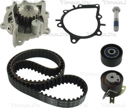 Помпа (водяной насос) с комплектом ремня ГРМ SKF для Land Rover Freelander II 2006-2014. Артикул VKMC 03305