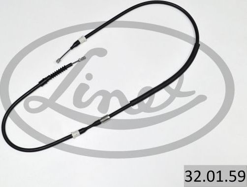 Трос ручника (тросик ручного тормоза) Linex. Артикул 32.01.59