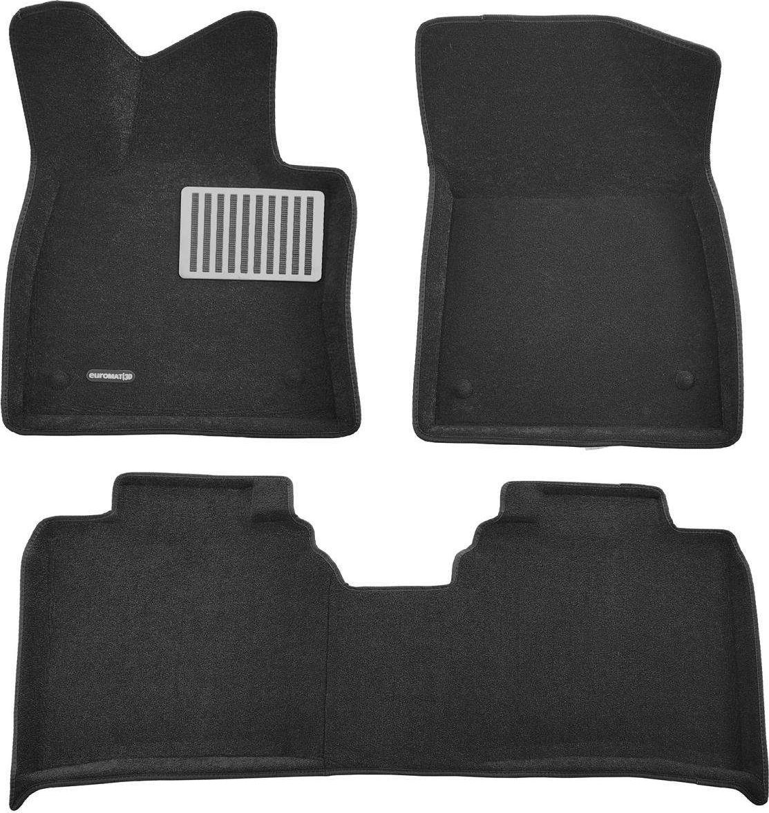 Коврики текстильные Euromat 3D Lux для салона Zeekr 001 2021-2026. Артикул EM3D-005720