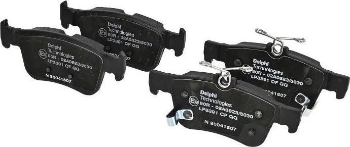 Тормозные колодки Delphi (Low-Metallic). Артикул LP3391