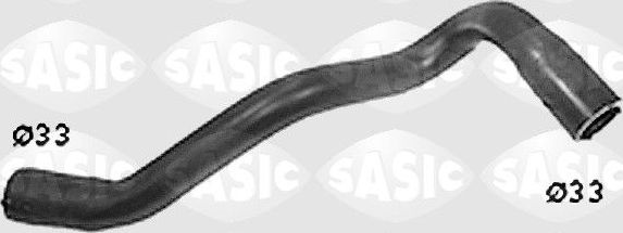Патрубок системы охлаждения (радиатора) Sasic правый верхний для Ford Mondeo II 1996-2000. Артикул SWH6697