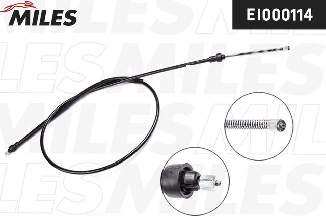 Трос ручника (тросик ручного тормоза) Miles задний правый/левый для Dacia Logan I 2004-2013. Артикул EI000114