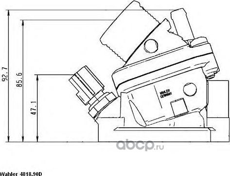ТЕРМОСТАТ (Wahler) Wahler. Артикул 481890D