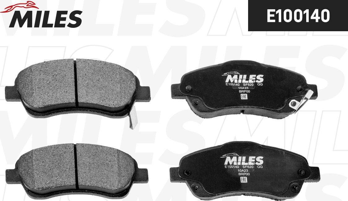 Тормозные колодки Miles (Semi-Metallic). Артикул E100140