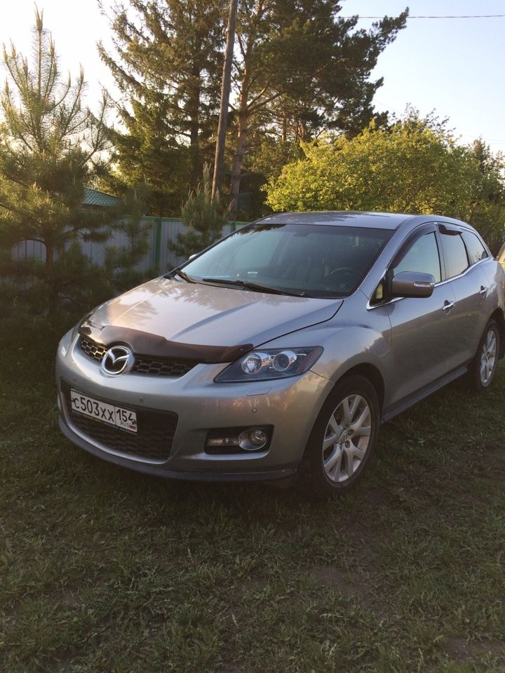 Дефлектор SIM для капота Mazda CX-7 2006-2012. Артикул SMACX70612