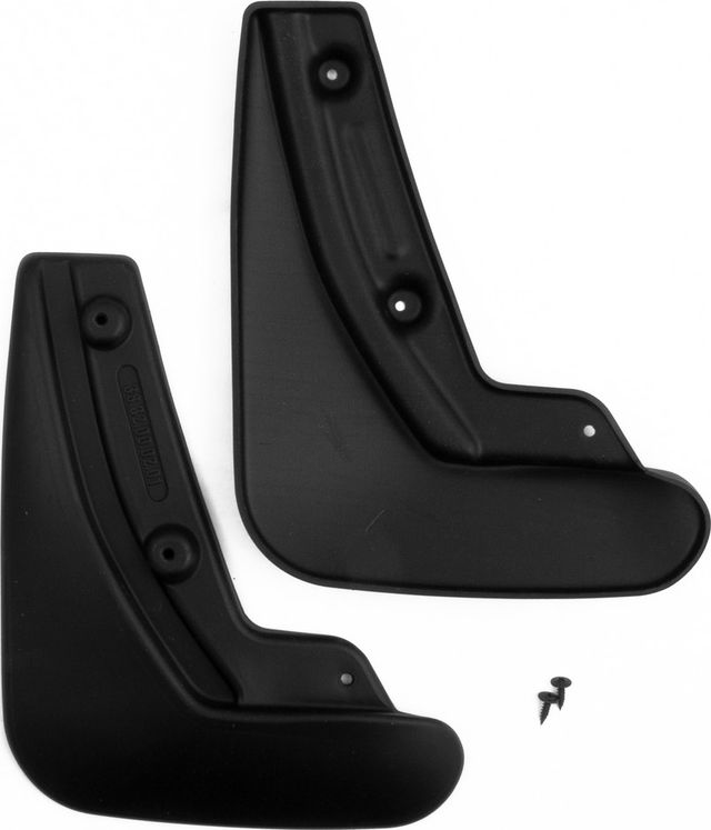 Брызговики Frosch (в пакете) задняя пара для Peugeot 5008 2018-2026. Артикул NLF.38.32.E13