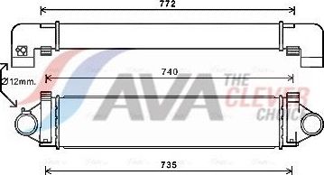 Интеркулер AVA. Артикул AUA4218