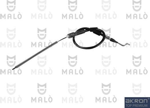 Трос ручника (тросик ручного тормоза) Malò. Артикул 22868