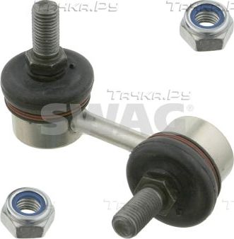 Стойка (тяга) стабилизатора SWAG (сталь) передняя левая для Hyundai Accent II 1999-2006. Артикул 90 92 4925