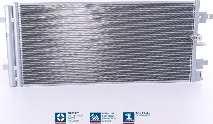 Радиатор кондиционера (конденсатор) Nissens (алюминий). Артикул 940589