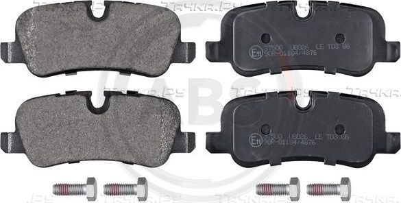 Тормозные колодки ABS задние для Land Rover Discovery IV 2009-2016. Артикул 37500