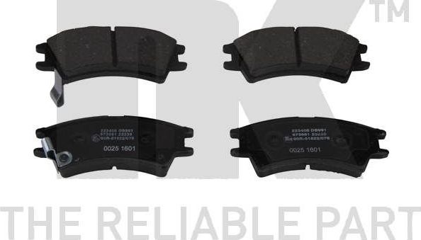 Тормозные колодки NK. Артикул 223408