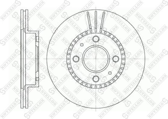Тормозной диск Stellox. Артикул 6020-2245V-SX