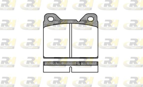 Тормозные колодки RoadHouse передние для Volvo 140 Series 1968-1974. Артикул 2081.00