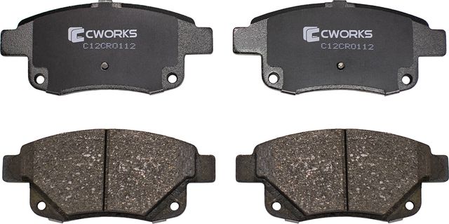 Колодки тормозные задние (Low Metallic) (Cworks). Артикул C12CR0112
