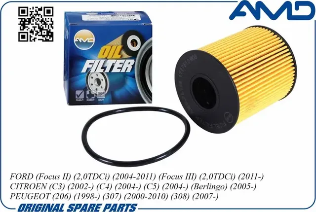 Фильтр масляный (AMD). Артикул AMD.FL129
