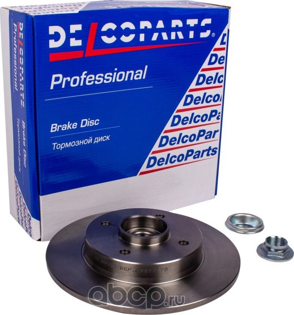 Диск тормозной задний Peugeot 308  Citroen C4 (Delcoparts). Артикул 19377370