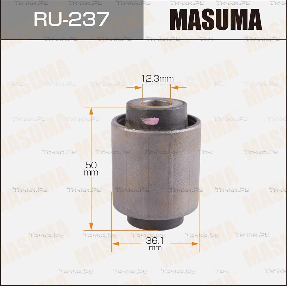 Сайлентблок заднего рычага подвески Masuma правый/левый верхний/нижний для Mitsubishi Airtrek 2003-2007. Артикул RU-237