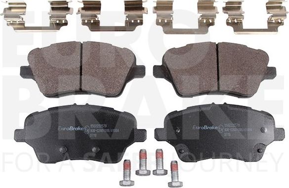 Тормозные колодки Eurobrake. Артикул 5502222579