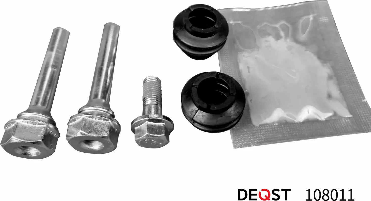 Комплект направляющих тормозного суппорта заднего (направляющая O8 mm, суппорт M (Deqst). Артикул 108011