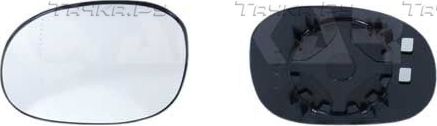 Зеркальное стекло бокового зеркала Alkar левое для Peugeot 1007 2005-2009. Артикул 6401283
