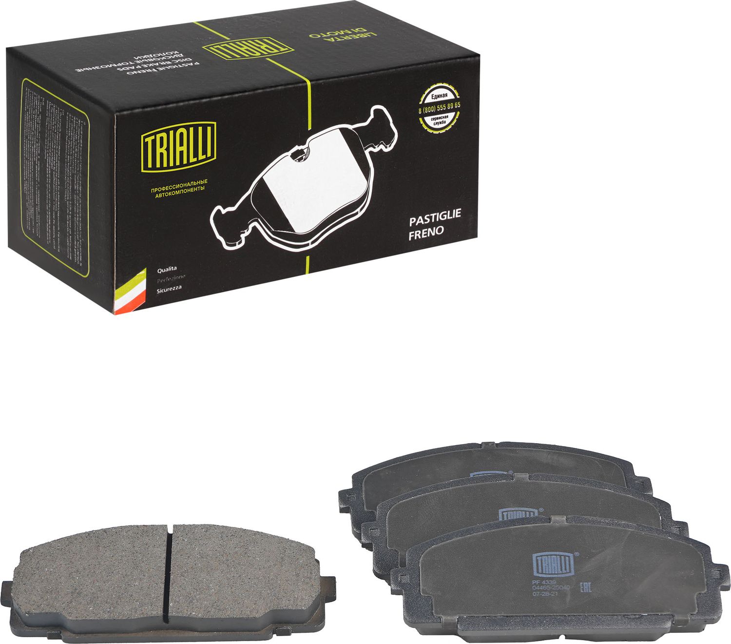 Тормозные колодки Trialli (Low-Metallic). Артикул PF 4339
