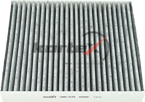 Фильтр салона INFINITI FX/EX/QX 10- угольный (Kortex). Артикул KC0168S