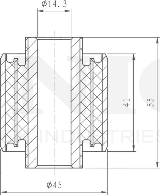 Сайлентблок рычага подвески (Unio). Артикул RMP-20385