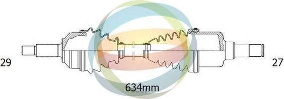 Вал приводной (ODM). Артикул 18063060