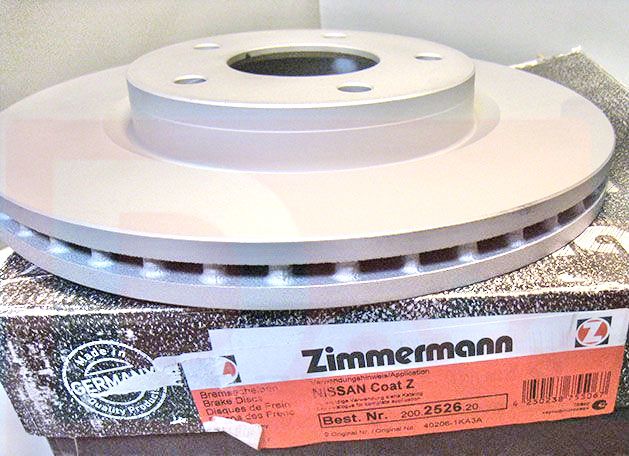 Тормозной диск Zimmermann Coat Z. Артикул 200.2526.20