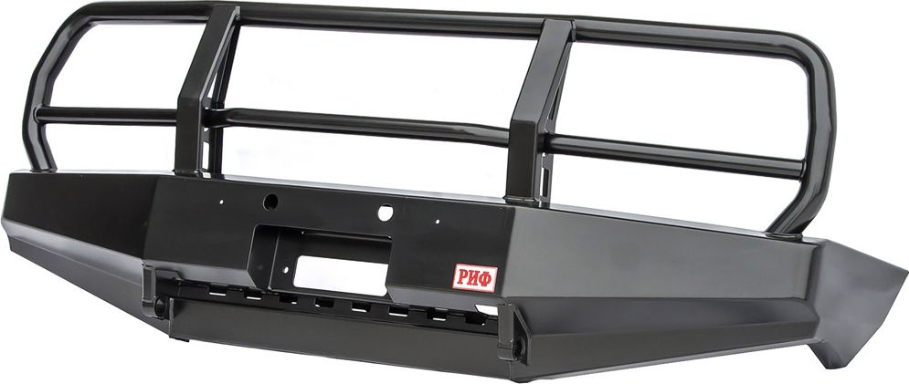 Бампер силовой РИФ передний без доп. фар с защитной дугой для Toyota Land Cruiser 80 1990-1997. Артикул RIF080-10300