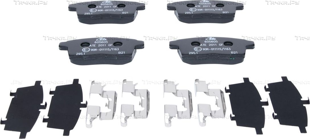 Тормозные колодки ATE задние для Mazda CX-9 I 2006-2016. Артикул 13.0460-5605.2