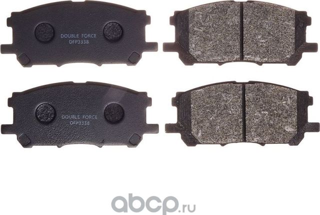 Колодки тормозные дисковые передние Toyota Harrier, Estima, Kluger, Highlander (Double Force) Double Force. Артикул DFP3338