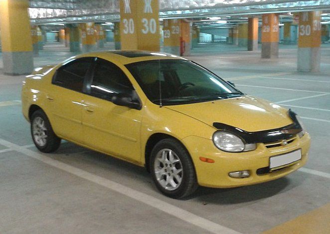Дефлектор VT52 для капота Dodge Neon II 2000-2005. Артикул DD02VT