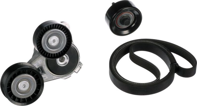 Приводной ремень поликлиновой с роликами (комплект) Gates Micro-V® Kit. Артикул K016PK1520