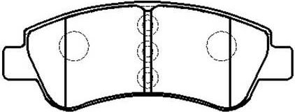 Тормозные колодки HSB. Артикул HP9606