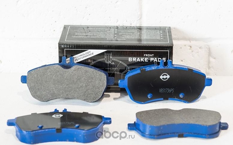 Передние колодки Mercedes C-class W204 (Vite). Артикул VBS1736PS