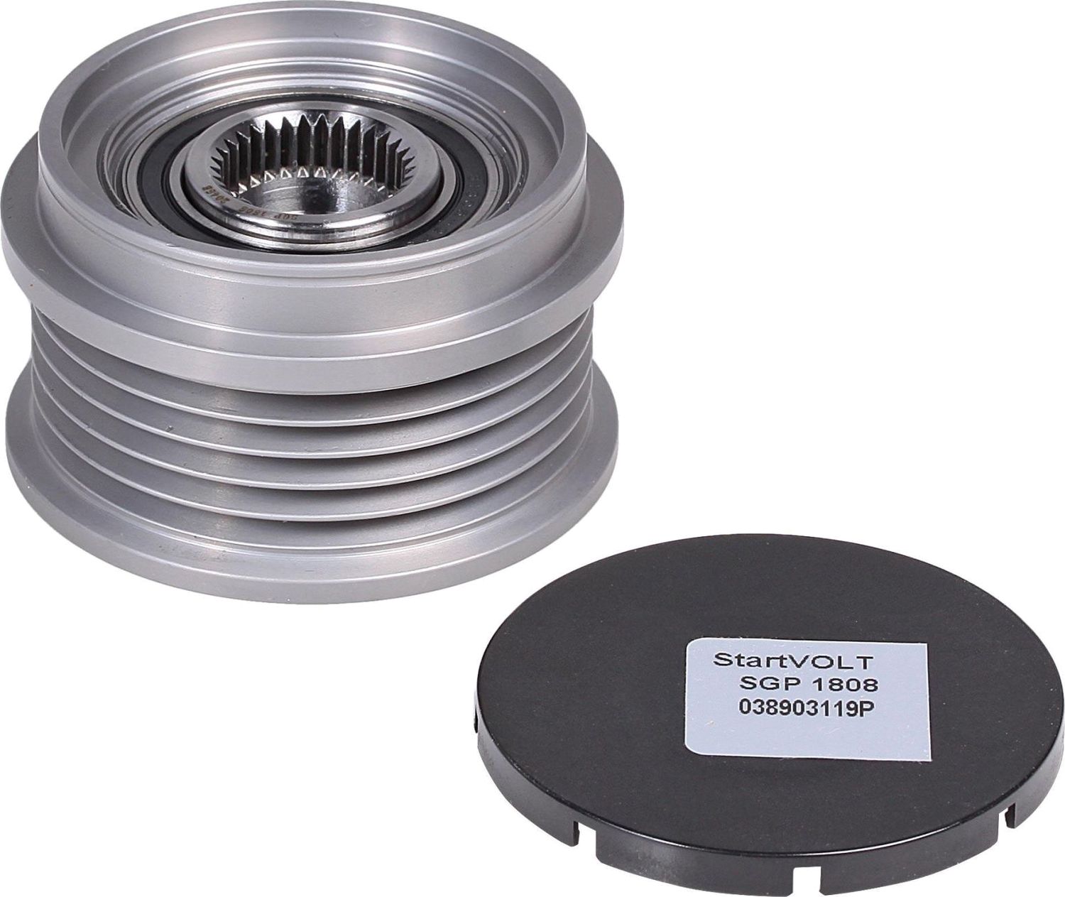 Муфта генератора обгонная StartVOLT для Audi A6 II (C5) 1997-2005. Артикул SGP 1808