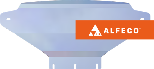 Защита алюминиевая Alfeco для радиатора Kia Mohave (HM2) (в т.ч. пр-ва Кореи) 2019-2026. Артикул ALF.11.51al
