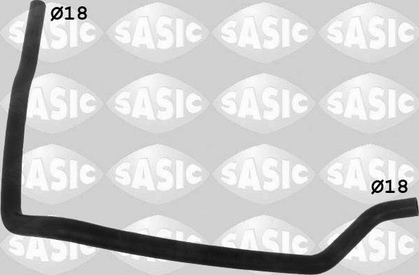 Патрубок радиатора (системы охлаждения) Sasic для Peugeot 307 I 2000-2008. Артикул 3400139