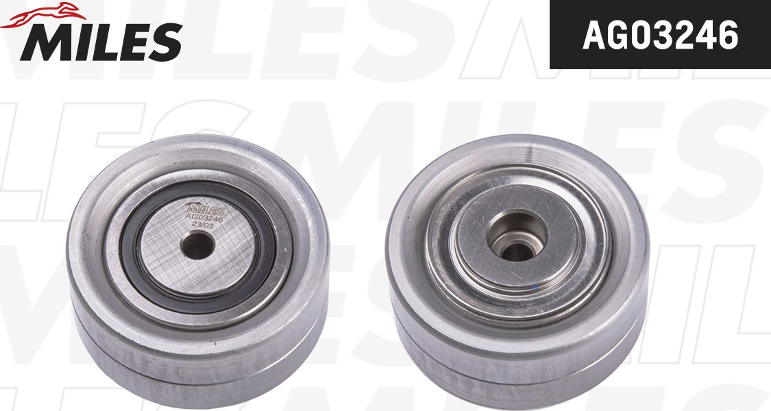 Направляющий (ведущий) ролик приводного поликлинового ремня Miles. Артикул AG03246