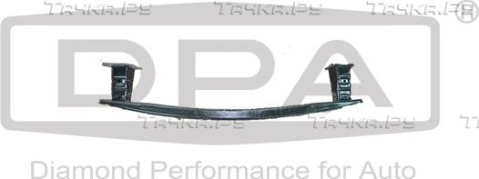 Усилитель бампера DPA задний для Skoda Fabia II 2006-2014. Артикул 88070776302