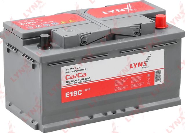 Аккумулятор 85 Ah, 720 A, обратная, 314X174X174 (Lynxauto) Lynxauto. Артикул E19C