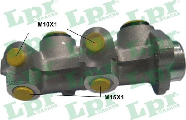 Тормозной цилиндр главный LPR (алюминий) для Daewoo Lanos 1997-2005. Артикул 1164