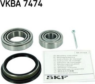 Ступичный подшипник (комплект) SKF. Артикул VKBA 7474