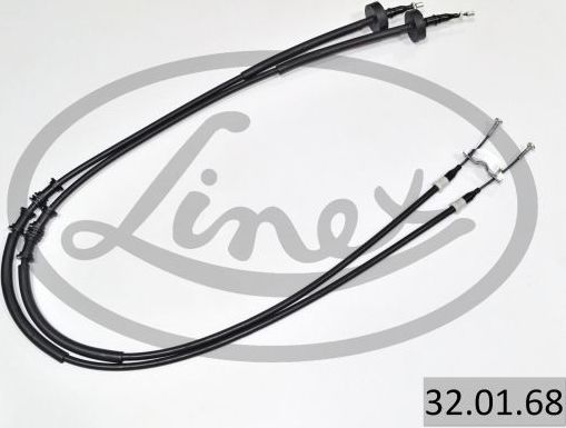 Трос ручника (тросик ручного тормоза) Linex. Артикул 32.01.68