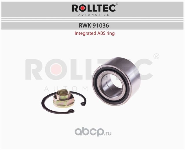 Подшипник ступицы (Rolltec). Артикул RWK91036